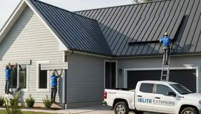 Professional metal roofing installation by Next Level Exteriors in Knoxville, TN