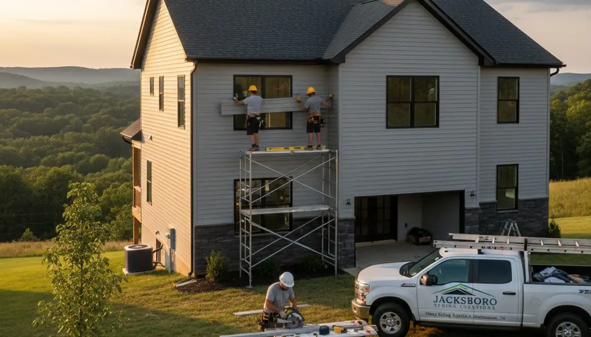 Professional vinyl siding installation by trusted contractors in Knoxville, TN