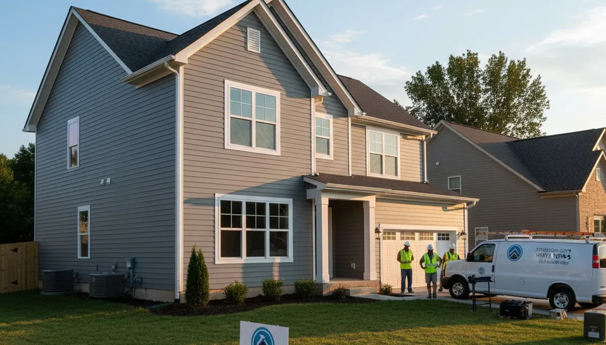Professional vinyl siding installation by trusted contractors in Knoxville, TN
