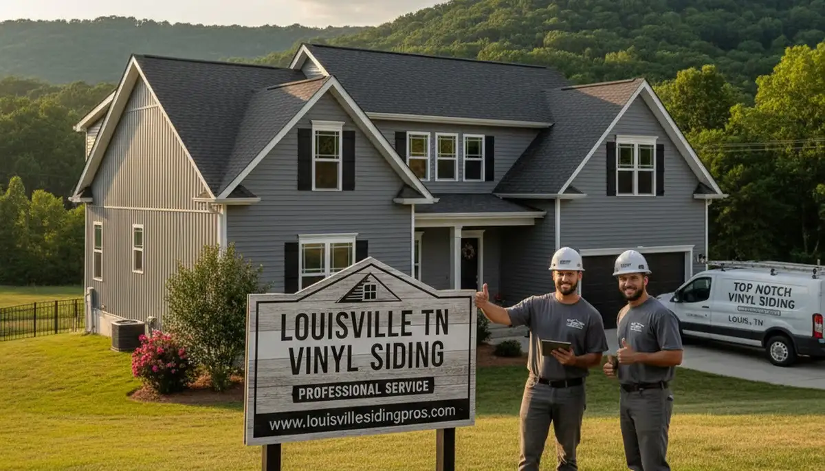 Professional vinyl siding installation by expert contractors in Knoxville, TN