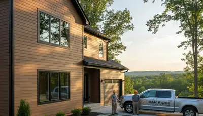 Professional vinyl siding installation by trusted contractors in Knoxville, TN homes