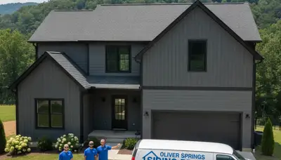 Professional vinyl siding installation by expert contractors in Knoxville, TN