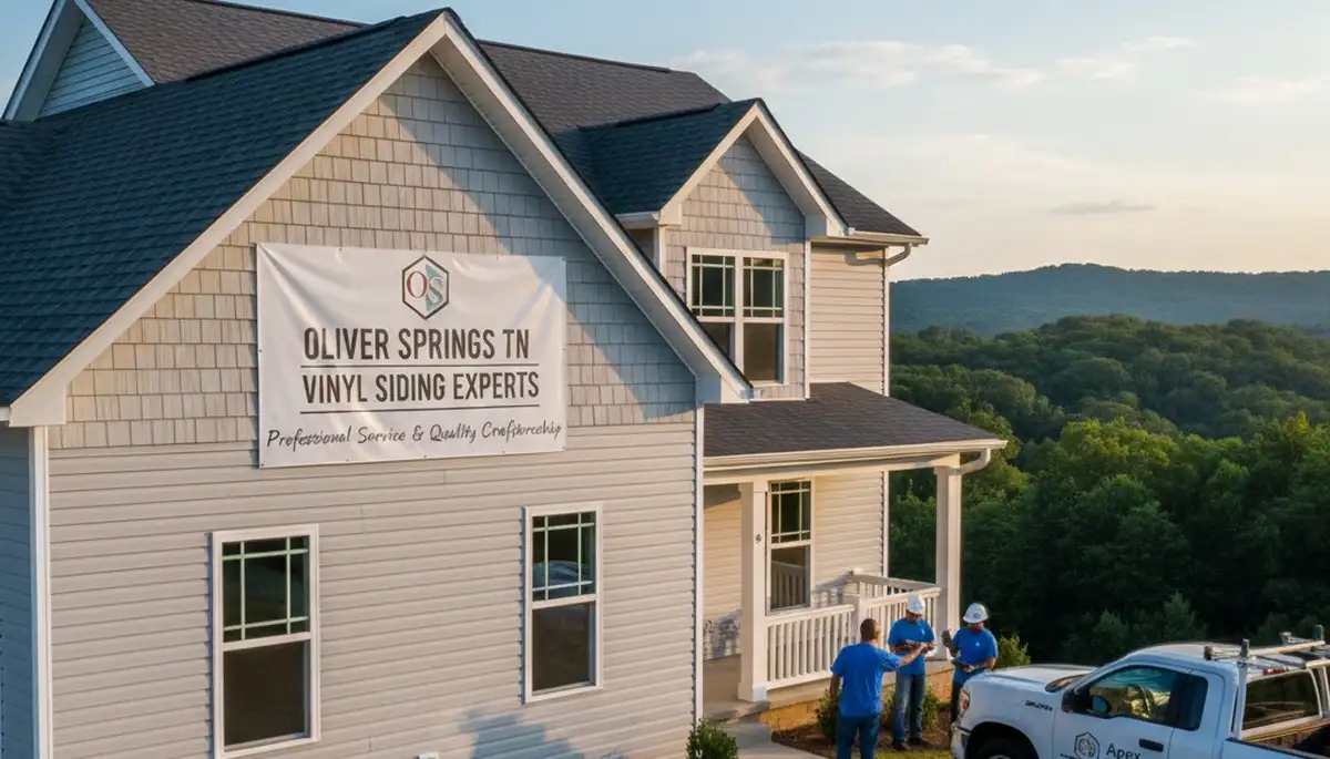 Professional vinyl siding installation by local contractors in Knoxville, TN