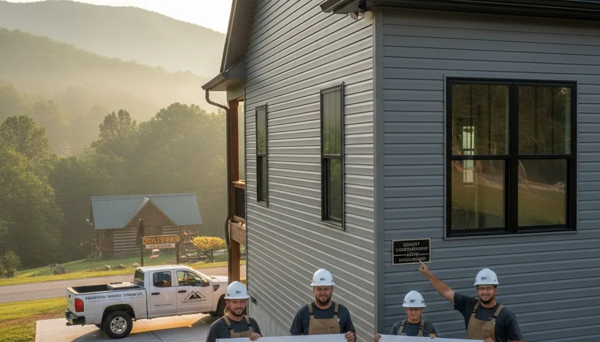 Professional vinyl siding installation by trusted contractors in Knoxville, TN