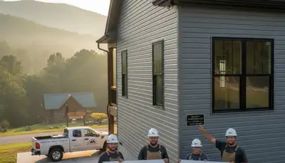 Professional vinyl siding installation by trusted contractors in Knoxville, TN