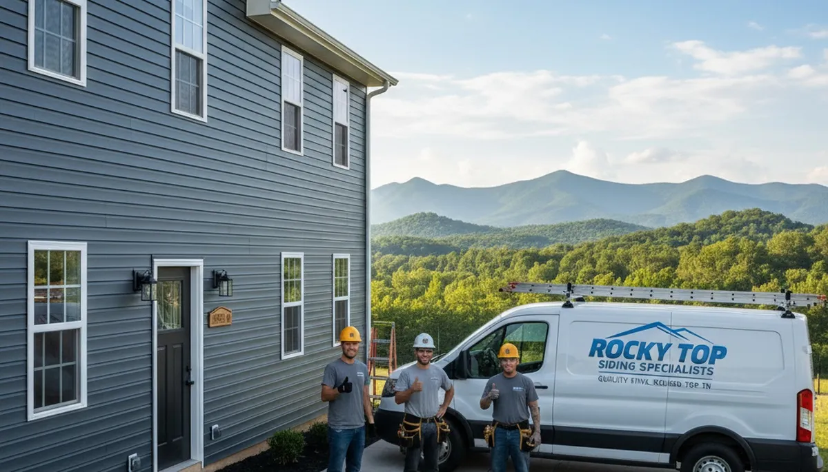 Professional vinyl siding contractors serving homes in Knoxville, TN with expert installation services