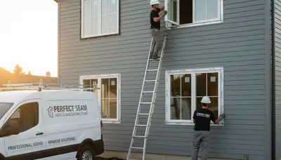 Professional vinyl siding and window installation in Knoxville, TN by Next Level Exteriors