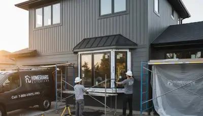 Vinyl siding and window replacement by Knoxville TN exterior contractors